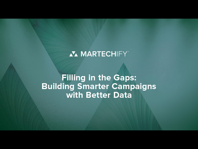 Filling in the Gaps: Smarter Campaigns with Better Data