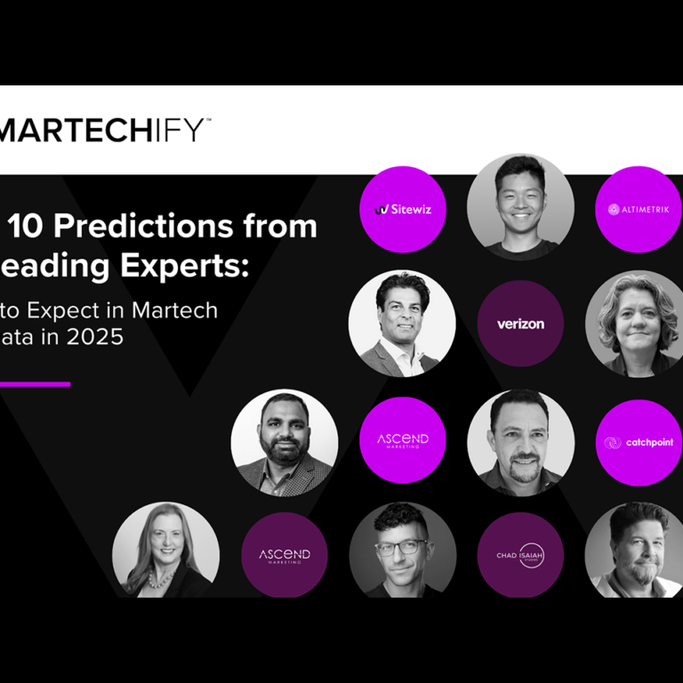 Top 10 Predictions from 10 Leading Experts: What to Expect in Martech and Data in 2025