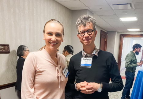 Ekaterina Konovalova with Dr. Puntoni